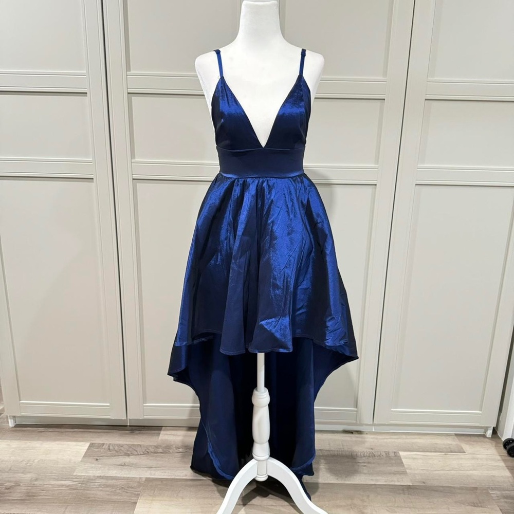 Steph Formal Taffeta High-Low Dress